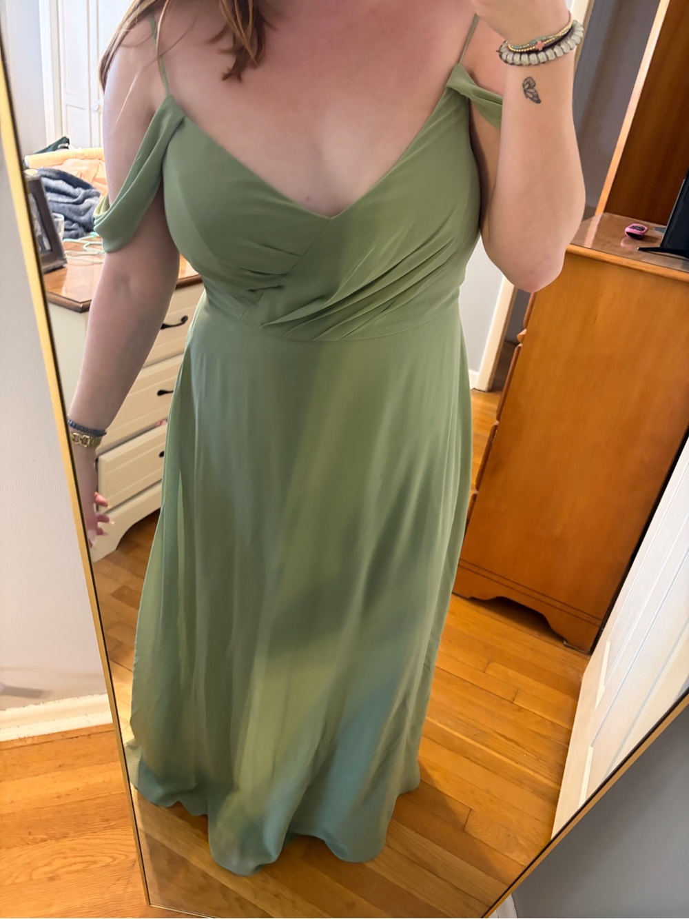 Green formal/ bridesmaid Dress